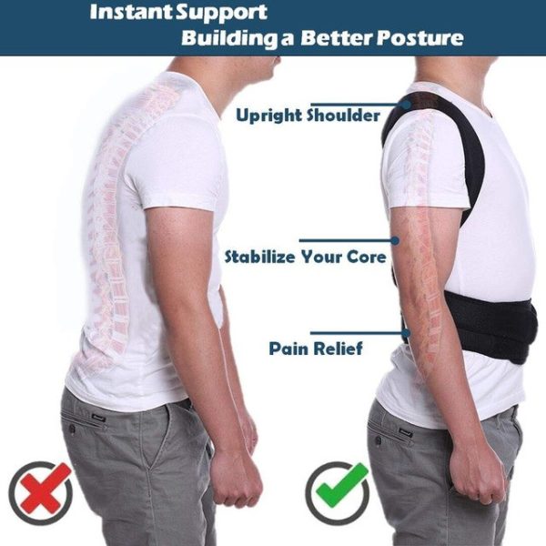 Back Pain Relief Posture Corrector Belt - Bhazura 