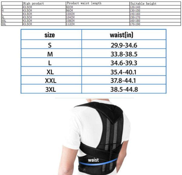Back Pain Relief Posture Corrector Belt - Bhazura 