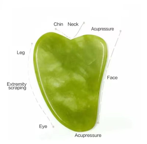 Flawless Jade Roller With Guasha (marble Stone) Stimulates Healthier Skin - Bhazura 