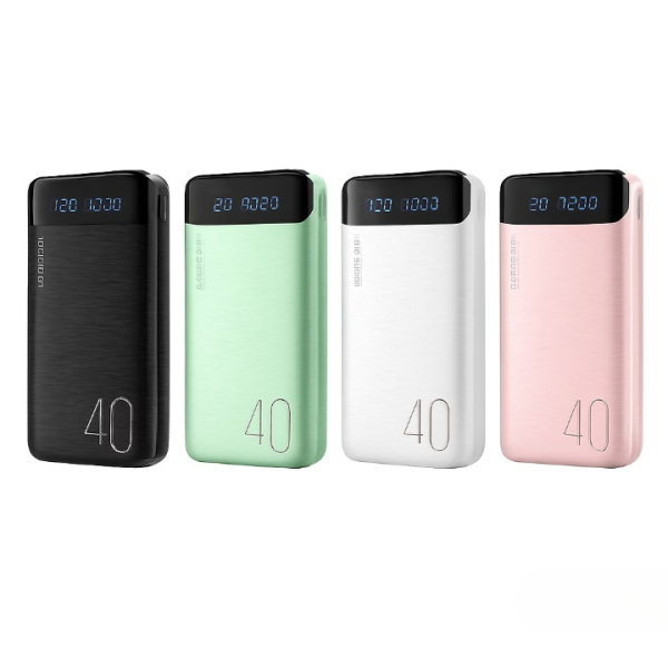 Portable Power Bank 20000mah – High Capacity With Led Display & Fast Charging Support (random Color) - Bhazura 