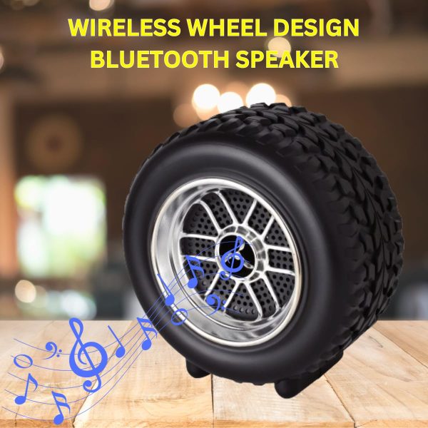Wheel Shape Bluetooth Speaker - Bhazura 
