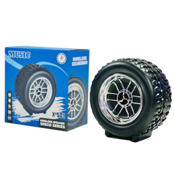 Wheel Shape Bluetooth Speaker - Bhazura 